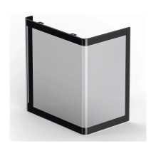Jonsbo TK-0 PC Gehäuse, Mini-Tower, Mini-ITX, Tempered Glass, Holz - schwarz