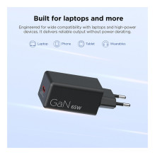 N Lenovo 65W Mini USB-C GaN įkroviklis