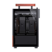 Jonsbo T6 PC Gehäuse, Mini-Tower, Mini-ITX, Tempered Glass, Holz - schwarz Jonsbo T6 PC Gehäuse, Mini-Tower, Mini-ITX, Tempered Glass, Holz - schwarz