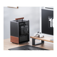 Jonsbo T6 PC Gehäuse, Mini-Tower, Mini-ITX, Tempered Glass, Holz - schwarz Jonsbo T6 PC Gehäuse, Mini-Tower, Mini-ITX, Tempered Glass, Holz - schwarz