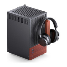 Jonsbo T6 PC Gehäuse, Mini-Tower, Mini-ITX, Tempered Glass, Holz - schwarz Jonsbo T6 PC Gehäuse, Mini-Tower, Mini-ITX, Tempered Glass, Holz - schwarz