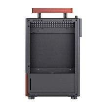 Jonsbo T6 PC Gehäuse, Mini-Tower, Mini-ITX, Tempered Glass, Holz - schwarz Jonsbo T6 PC Gehäuse, Mini-Tower, Mini-ITX, Tempered Glass, Holz - schwarz