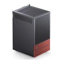 Jonsbo T6 PC Gehäuse, Mini-Tower, Mini-ITX, Tempered Glass, Holz - schwarz Jonsbo T6 PC Gehäuse, Mini-Tower, Mini-ITX, Tempered Glass, Holz - schwarz