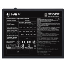 1000W Lian Li SP serija Platinum ATX 3.1 Schwarz 1000W Lian Li SP serija Platinum ATX 3.1 Schwarz