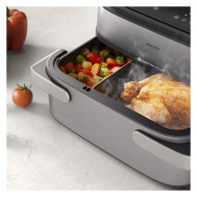 Airfryer NA565 02 Megabasket 9,5L 2750W silver juoda (NA565 / 02)