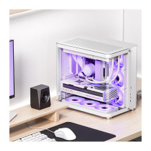 Jonsbo TK-2 2.0 Midi-Tower, Tempered Glass – balta