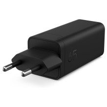 N HP USB-C 65W GaN Ladegerät Schwarz, inkl. 2m USB-C Kabel, Power Delivery (PD) 3.0