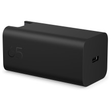 N HP USB-C 65W GaN Ladegerät Schwarz, inkl. 2m USB-C Kabel, Power Delivery (PD) 3.0