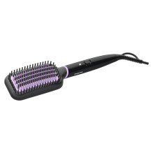 BHH880 / 00 „StyleCare Essential“ šildomas tiesinimo šepetys, 2 temperatūros nustatymai, juodas