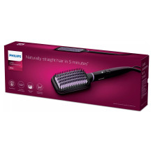 BHH880 / 00 „StyleCare Essential“ šildomas tiesinimo šepetys, 2 temperatūros nustatymai, juodas