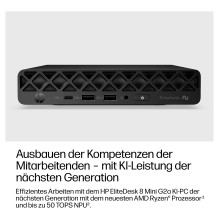 HP EliteDesk 8 Mini G2a RYZ AI 5 435 / 16GB / 512SSD / W11 Pro 1J Gar (DE) HP EliteDesk 8 Mini G2a RYZ AI 5 435 / 16GB / 512SSD / W11 Pro 1J Gar (DE)