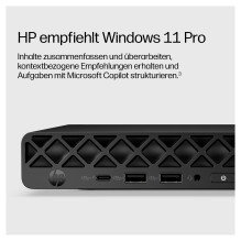 HP EliteDesk 8 Mini G2a RYZ AI 5 435 / 16GB / 512SSD / W11 Pro 1J Gar (DE) HP EliteDesk 8 Mini G2a RYZ AI 5 435 / 16GB / 512SSD / W11 Pro 1J Gar (DE)