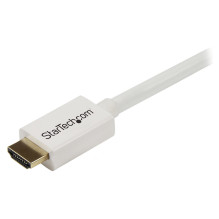 StarTech 5m 16 ft White CL3 In-wall High Speed HDMI Cable - Ultra HD 4k x 2k HDMI Cable - HDMI to HDMI M / M StarTech 5m 16 ft White CL3 In-wall High Speed HDMI Cable - Ultra HD 4k x 2k HDMI Cable - HDMI to HDMI M / M