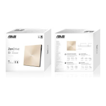 ASUS DVD ZenDrive SDRW-08U9M-U GOLD, External Slim DVD-RW, USB Type-C / Type-A ASUS DVD ZenDrive SDRW-08U9M-U GOLD, External Slim DVD-RW, USB Type-C / Type-A