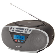 Aiwa BBTU-400SL nešiojama stereo sistema Analoginė ir skaitmeninė 6 W FM Silver MP3 atkūrimas Aiwa BBTU-400SL nešiojama stereo sistema Analoginė ir skaitmeninė 6 W FM Silver MP3 atkūrimas