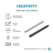 HP Rechargeable MPP 2.0 Tilt Pen (Black)