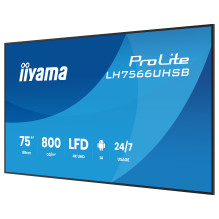 iiyama LH7566UHSB-B1AG Iškabos ekranas