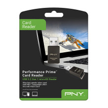 KORTELĖ PNY „Performance Prime“ „microSD“ kortelių skaitytuvas KORTELĖ PNY „Performance Prime“ „microSD“ kortelių skaitytuvas