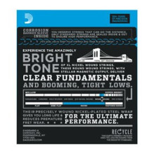 D'Addario EXL165 - bosinės gitaros stygos (45-105)