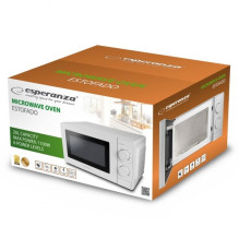 Esperanza ESTOFADO White Solo mikrobangų stalviršis 20 L 700 W Esperanza ESTOFADO White Solo mikrobangų stalviršis 20 L 700 W