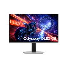 Samsung G60SF computer monitor 68.6 cm (27") 2560 x 1440 pixels Quad HD OLED Silver