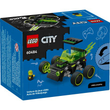 LEGO CITY 60484 Atrakcionai – žaidimų lenktyninis automobilis