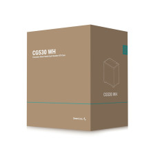 „DeepCool CG530 WH Midi Tower“ korpusas, baltas „DeepCool CG530 WH Midi Tower“ korpusas, baltas