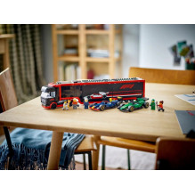 LEGO CITY 60445 F1 - Truck with RB20 &amp; AMR24 F1 Cars