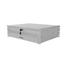 Lanberg 19" Rack Cabinet Drawer 3U 360 mm Grey (3U / 483 × 360 mm, Load Capacity up to 90 kg, 4-Point Mounting) Lanberg 19" Rack Cabinet Drawer 3U 360 mm Grey (3U / 483 × 360 mm, Load Capacity up to 90 kg, 4-Point Mounting)