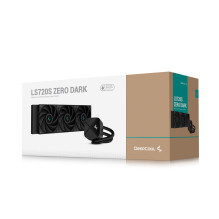 „DeepCool LS720S Zero Dark“ procesorius. Viskas viename skysčio aušintuvas, 12 cm, juodas, 1 vnt. „DeepCool LS720S Zero Dark“ procesorius. Viskas viename skysčio aušintuvas, 12 cm, juodas, 1 vnt.