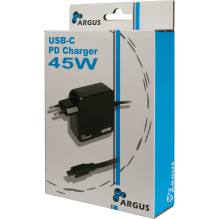 Charger USB-C 45W Black Inter-Tech PD-2045 Charger USB-C 45W Black Inter-Tech PD-2045
