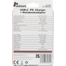 Charger USB-C 90W Black Inter-Tech PD-2090 Charger USB-C 90W Black Inter-Tech PD-2090