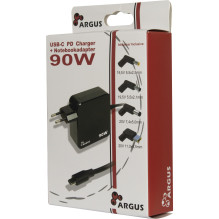 Charger USB-C 90W Black Inter-Tech PD-2090 Charger USB-C 90W Black Inter-Tech PD-2090