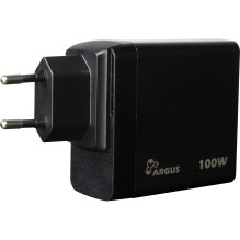 Charger USB-C 100W Black INTER-TECH PD-3100 Charger USB-C 100W Black INTER-TECH PD-3100