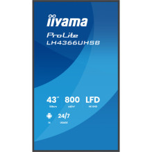 Monitor iiyama IIYAMA 108.0cm(43") LH4366UHSB-B1AG 16:9 2xHDMI+USB-C VA Monitor iiyama IIYAMA 108.0cm(43") LH4366UHSB-B1AG 16:9 2xHDMI+USB-C VA