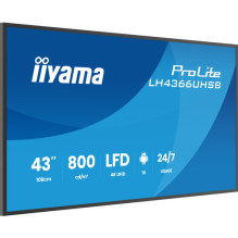 Monitor iiyama IIYAMA 108.0cm(43") LH4366UHSB-B1AG 16:9 2xHDMI+USB-C VA Monitor iiyama IIYAMA 108.0cm(43") LH4366UHSB-B1AG 16:9 2xHDMI+USB-C VA