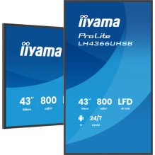Monitor iiyama IIYAMA 108.0cm(43") LH4366UHSB-B1AG 16:9 2xHDMI+USB-C VA Monitor iiyama IIYAMA 108.0cm(43") LH4366UHSB-B1AG 16:9 2xHDMI+USB-C VA