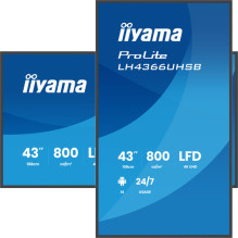 Monitor iiyama IIYAMA 108.0cm (43") LH4366UHSB-B1AG 16:9 2xHDMI+USB-C VA Monitor iiyama IIYAMA 108.0cm (43") LH4366UHSB-B1AG 16:9 2xHDMI+USB-C VA