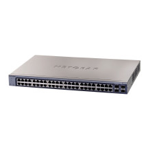 NETGEAR GS748Tv6 valdomas L2 / L3 / L4 gigabito eternetas (10 / 100 / 1000) juodas, pilkas NETGEAR GS748Tv6 valdomas L2 / L3 / L4 gigabito eternetas (10 / 100 / 1000) juodas, pilkas