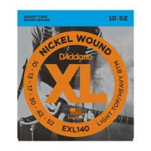 Elektrinės Gitaros Stygos - D'Addario EXL140 10-52 Elektrinės Gitaros Stygos - D'Addario EXL140 10-52
