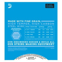 Bosinės Gitaros Stygos - D'Addario EXL165 Bosinės Gitaros Stygos 45-105
