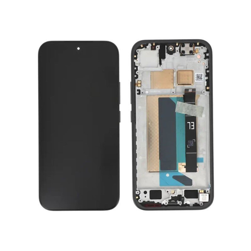 LCD screen Xiaomi 17T 5G with touch screen with frame Black original (service pack)
