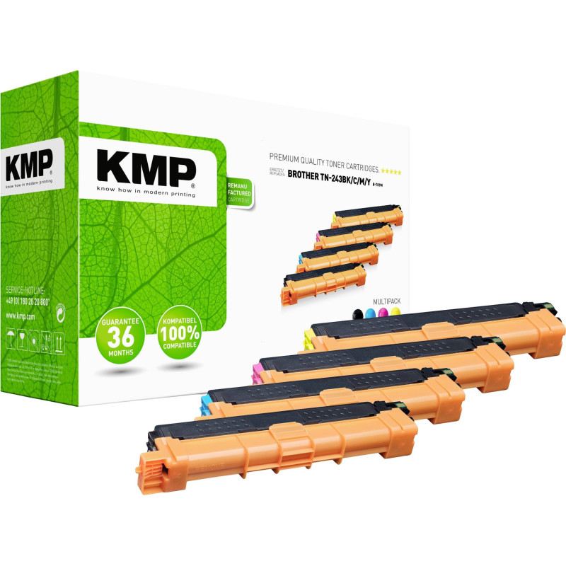 KMP toneris Brother TN-243BK / C / M / Y Multipack B-T109M perdirbtas