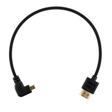 HDMI Laidas - HDMI į Micro HDMI Dešinės Pusės 30cm 8K @ 60Hz 4K @ 120Hz