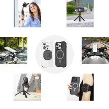 Telefono laikiklis - VRIG MG-03L Tripod Compatible Magnetic Claw Mini Mount Telefono laikiklis - VRIG MG-03L Tripod Compatible Magnetic Claw Mini Mount