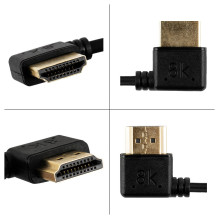 HDMI Laidas - Micro HDMI Spiral 50 cm 48 Gbps 8K 60Hz 4K 120Hz HDMI Laidas - Micro HDMI Spiral 50 cm 48 Gbps 8K 60Hz 4K 120Hz