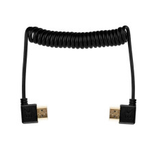 HDMI Laidas - Micro HDMI Spiralinis 50cm 48Gbps 8K 60Hz 4K 120Hz HDMI Laidas - Micro HDMI Spiralinis 50cm 48Gbps 8K 60Hz 4K 120Hz
