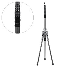 Apšvietimo Stovas - HERON 210cm Anglies Pluošto 16mm Galva 3 / 8'' Sriegis Maksimalus Apkrova 3kg