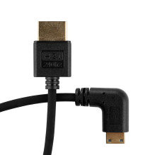 HDMI Laidas - HDMI į Mini HDMI 30cm 8K 60Hz 4K 120Hz Aukso Danga HDMI Laidas - HDMI į Mini HDMI 30cm 8K 60Hz 4K 120Hz Aukso Danga
