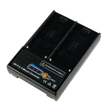Adapteris - 2x NPF į V-Lock Maitinimo Jungtį su LED Indikatoriais 126g
